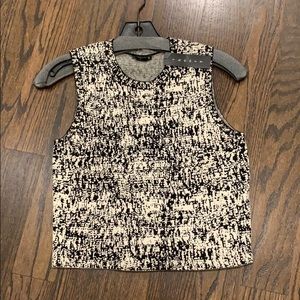Theory Cropped Sweater Tank